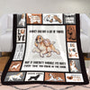 Cocker Spaniel Dog Fleece Blanket NOV0501 82O33 1