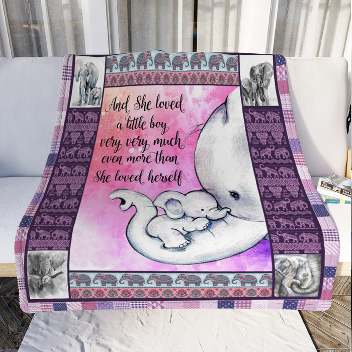 Elephant Fleece Blanket  F1302 82O34 1