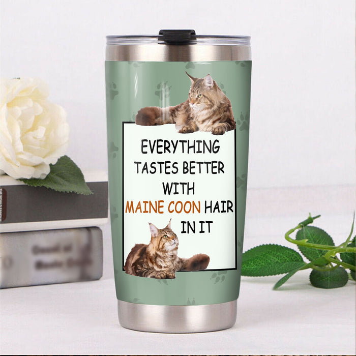 Maine Coon Cat Steel Tumbler MR1701 70O51 1