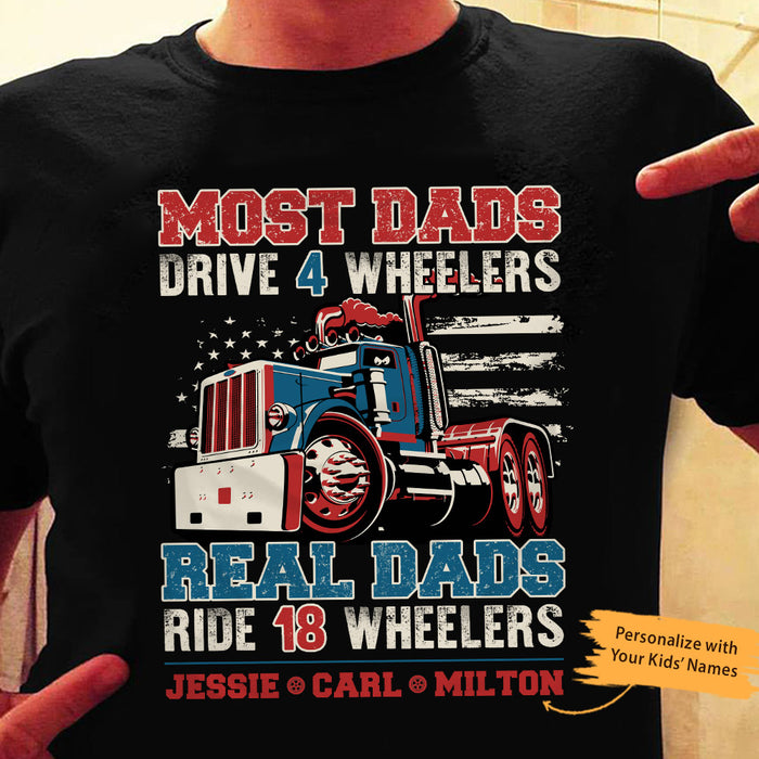 Personalized Dad Trucker  T Shirt MY151 74O53 1