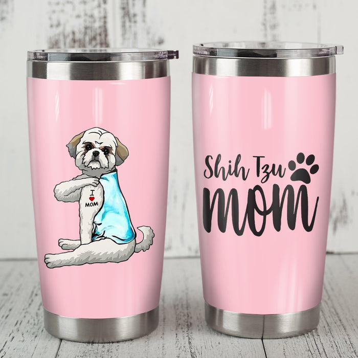 Shih Tzu Dog Steel Tumbler SAP0804 81O36 1