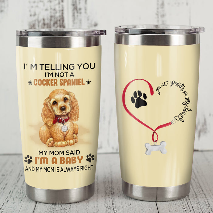 Cocker Spaniel Dog Steel Tumbler FB0307 68O57 1