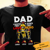 Personalized Dad Firefighter  T Shirt MY131 90O36 1