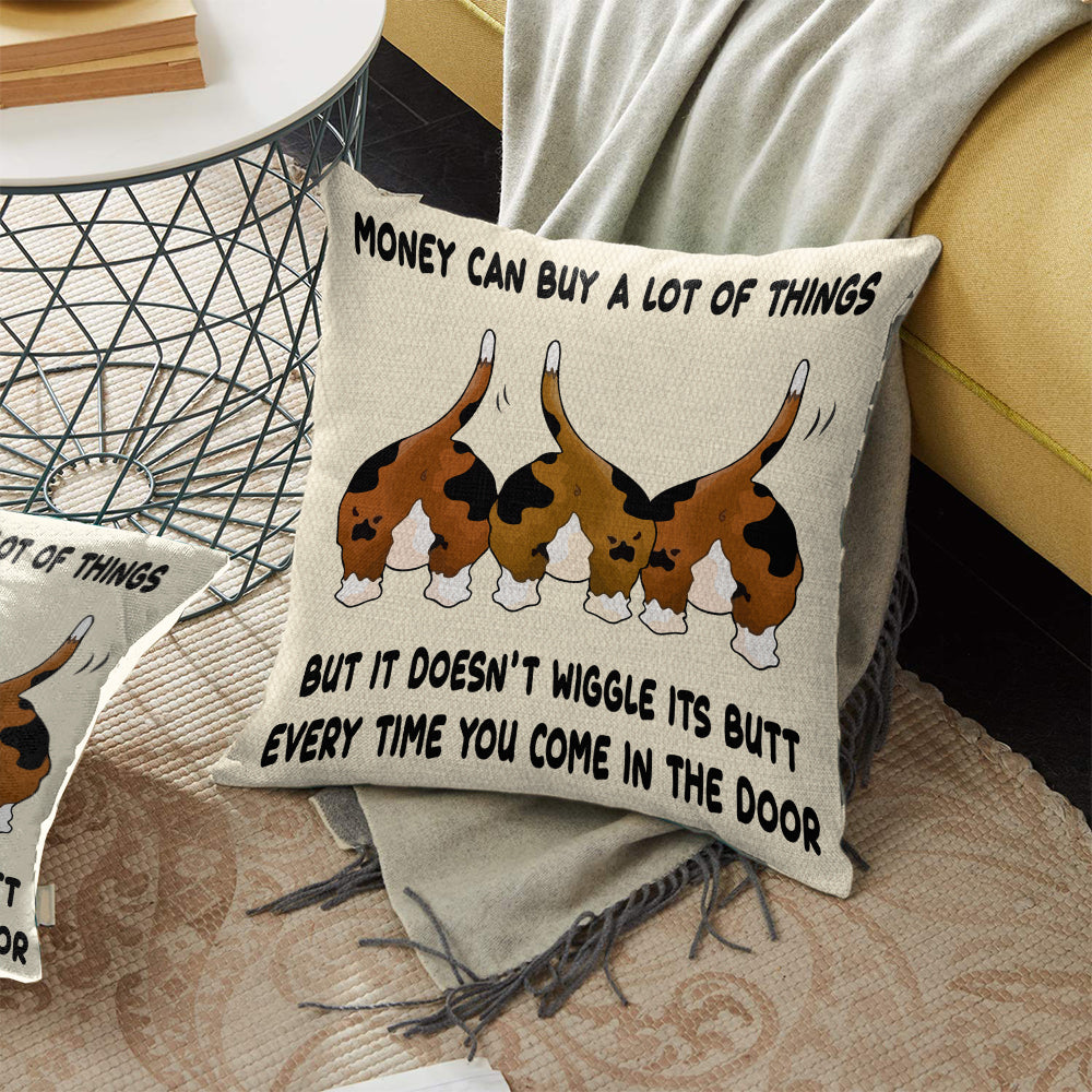 Basset Hound Dog Pillow NOV2002 95O35 (Insert Included)