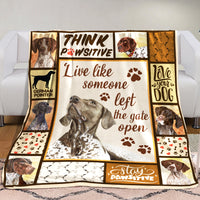 German Shorthaired Pointer Dog Fleece Blanket MR0403 70O31 thumb 1
