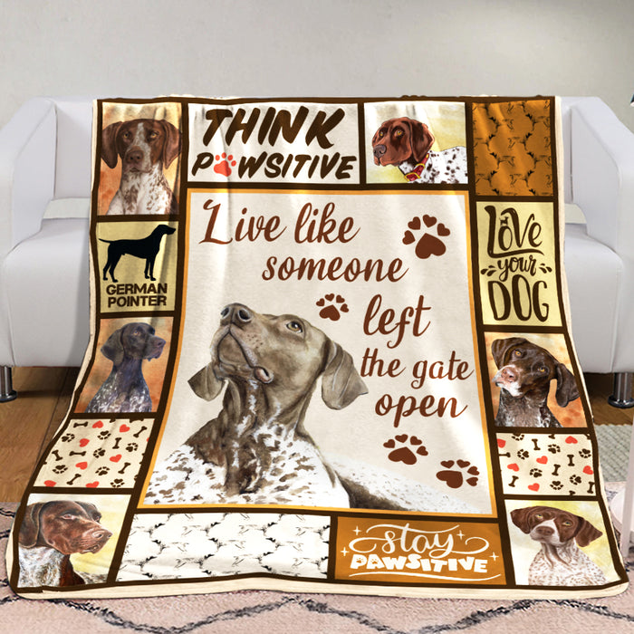 German Shorthaired Pointer Dog Fleece Blanket MR0403 70O31 1