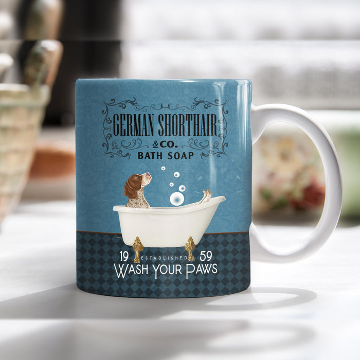 German Shorthair Pointer Dog Bath Soap Company Mug FB1002 81O60 1