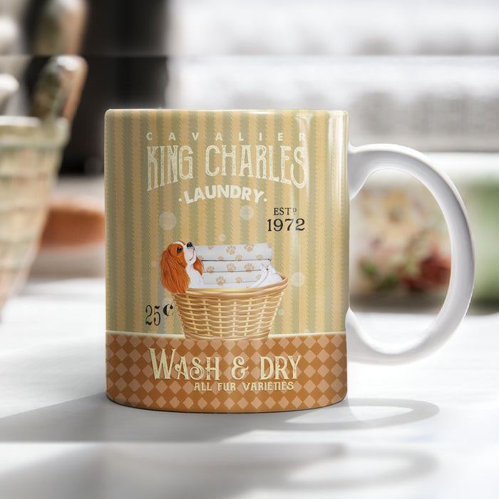 Cavalier King Charles Spaniel Dog Laundry Company Mug FB1107 81O58_ 1