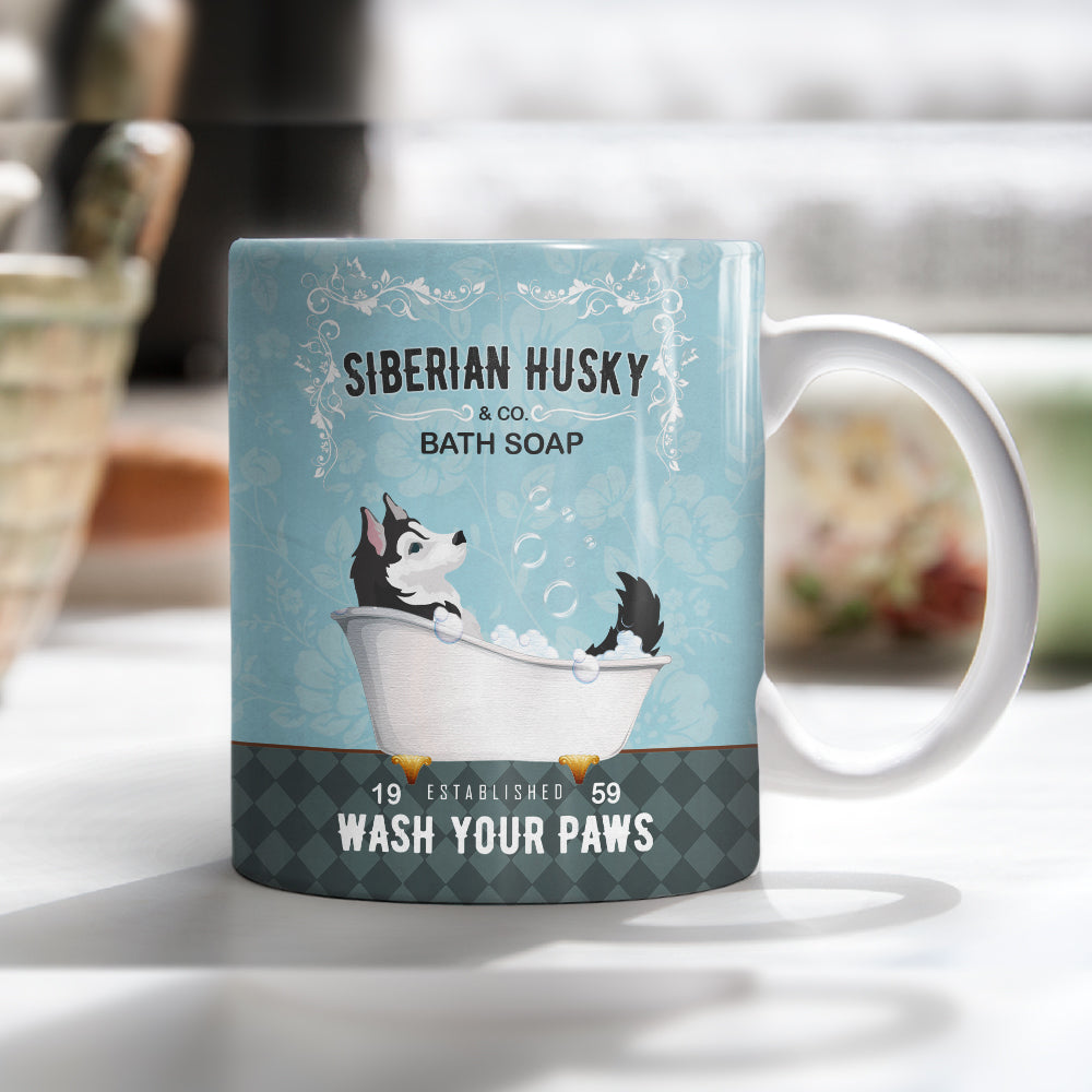 Husky Dog Bath Soap Company Mug FB0403 81O34
