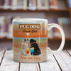 Pug Dog Beach Club Mug MR0402 73O59 1