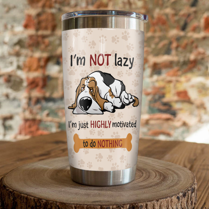 Basset Hound Dog Steel Tumbler MY83 67O36 1