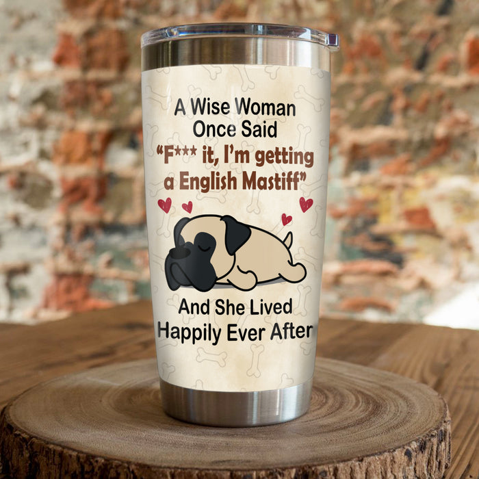 English Mastiff Dog Steel Tumbler FB0701 78O42 1