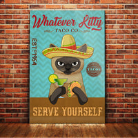 Siamese Cat Taco Company Canvas MR1001 87O61 thumb 1