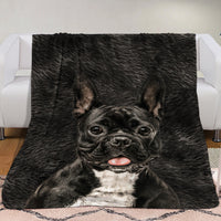 French Bulldog Fleece Blanket JR1501 73O50 thumb 1