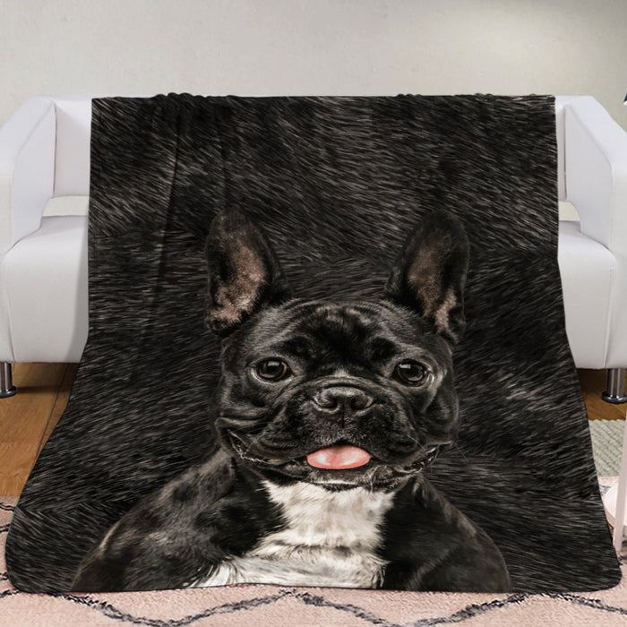 French Bulldog Fleece Blanket JR1501 73O50 1