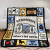 Weimaraner Dog Fleece Blanket MR0602 69O50 thumb 1