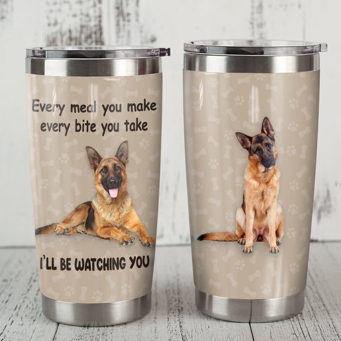 German Shepherd Dog Steel Tumbler MR0904 69O52 1