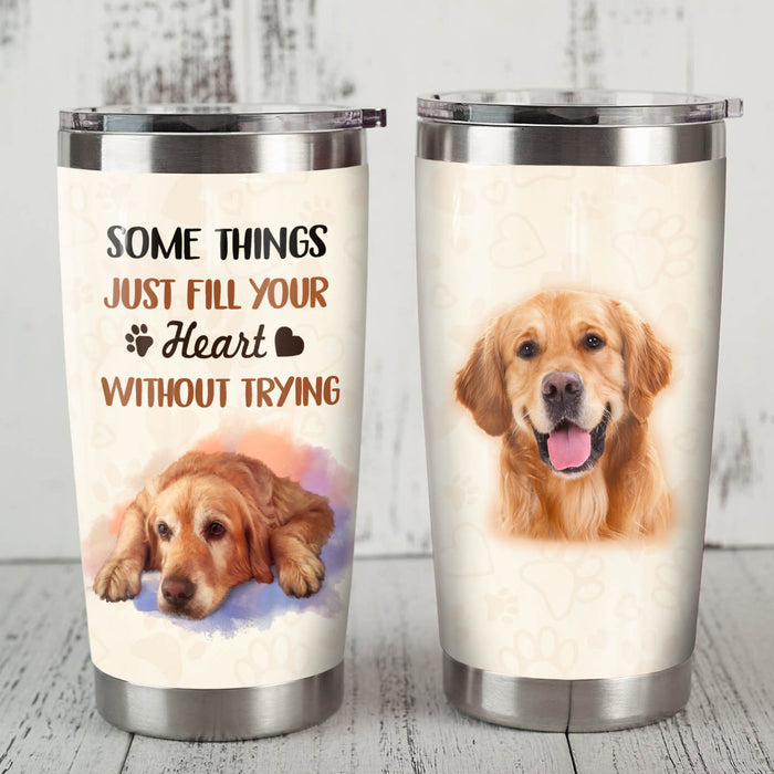 Golden Retriever Dog Steel Tumbler MR0902 69O50 1