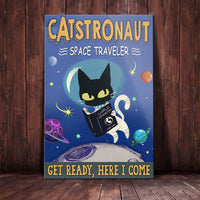 Black Cat Space Traveler Canvas MR1902 90O52 thumb 1