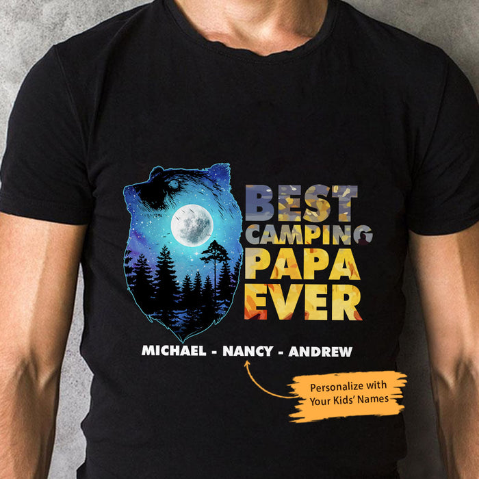 Personalized Dad Camping  T Shirt MY172 95O53 1