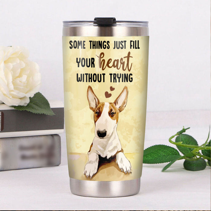 Bull Terrier Dog Steel Tumbler MR0706 69O51 1