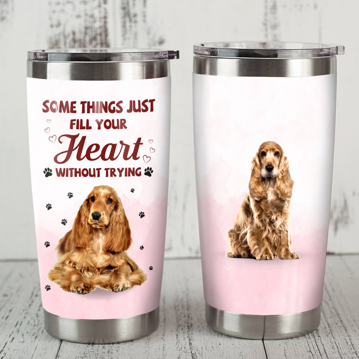 Cocker Spaniel Dog Steel Tumbler MR0708 68O42 1