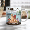 Golden Retriever Dog Lake House Mug SMR0501 95O34 1