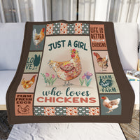 Chicken Fleece Blanket DCB2501 68O56 thumb 1