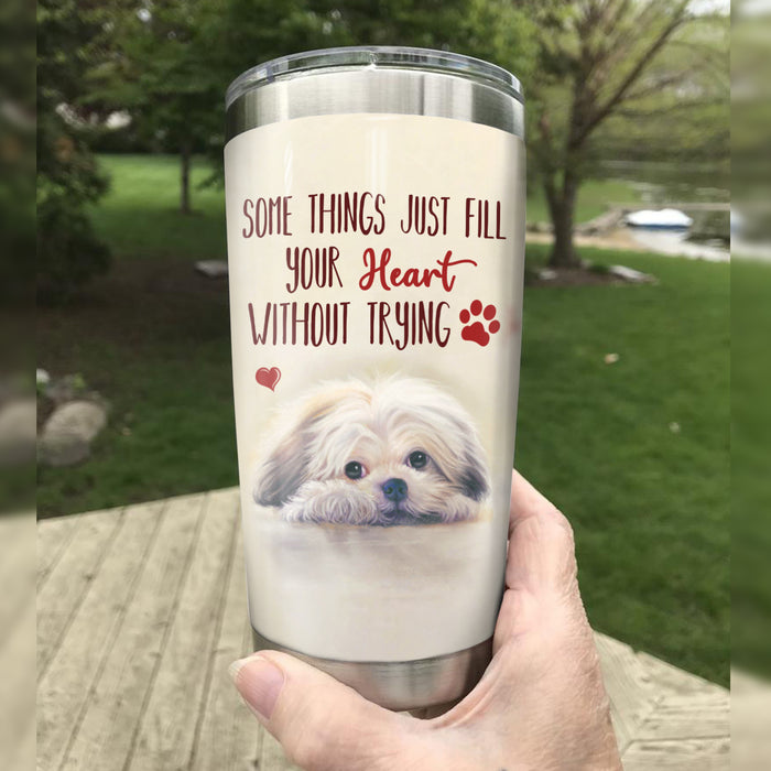 Shih Tzu Dog Steel Tumbler FB0409 70O31 1