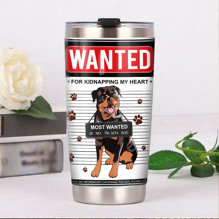Rottweiler Dog Steel Tumbler FB0301 78O58 1