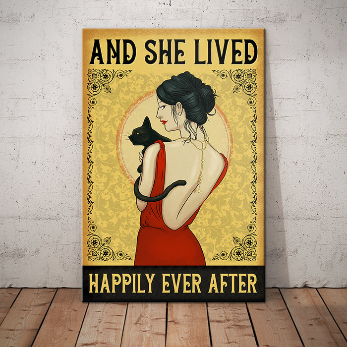 Black Cat Canvas AP1601 81O61 1