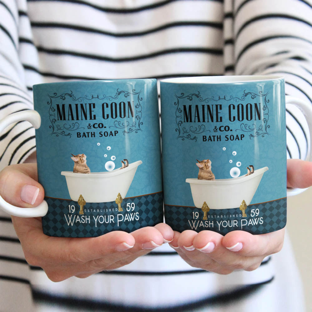 Maine Coon Cat Bath Soap Company Mug FB1106 81O60