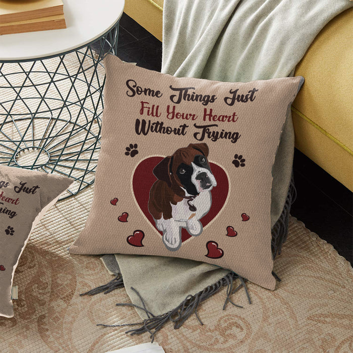 Boxer Dog Pillow OCT1501 76O52 (Insert Included) 1