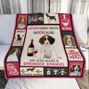 Springer Spaniel Dog Flcee Blanket MR0502 69O51 1