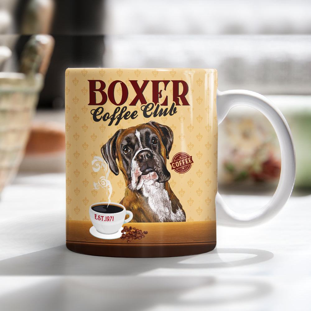 Boxer Dog Coffee Club Mug FB0706 81O53