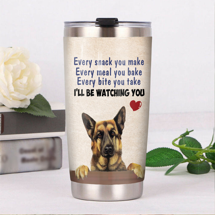 German Shepherd Dog Steel Tumbler MR0902 70O56 1