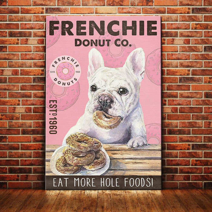 French Bulldog Donut Company Canvas AP2203 67O36 1