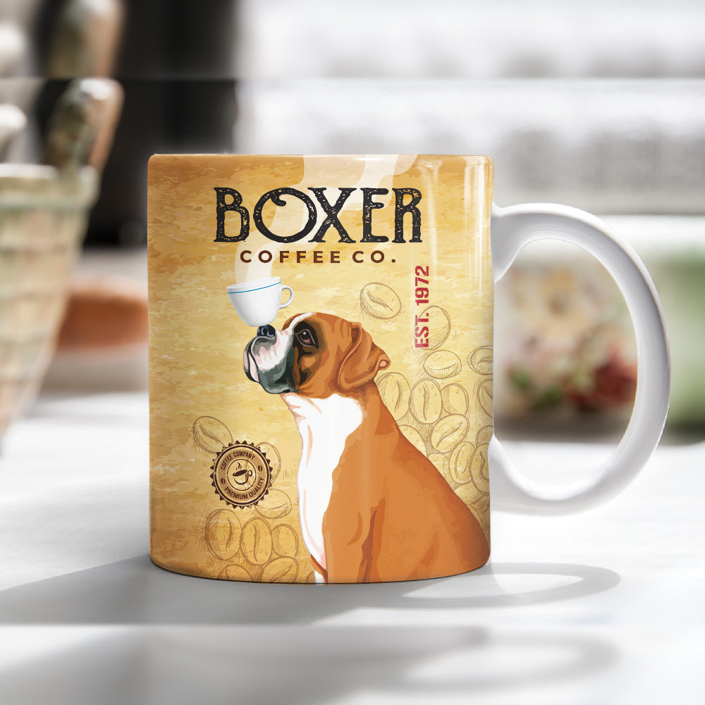 Boxer Dog Coffee Company Mug FB0702 81O53