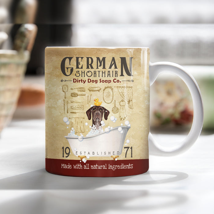 German Shorthaired Pointer Dog Bath Soap Company Mug FB2601 81O53 1