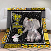 Elephant Fleece Blanket F2108 85O41 1