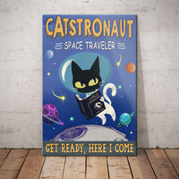 Black Cat Space Traveler Canvas MR1902 90O52 thumb 1