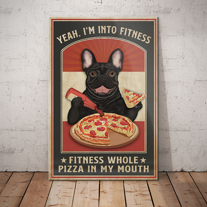French Bulldog Vintage Canvas AP1005 67O58 1
