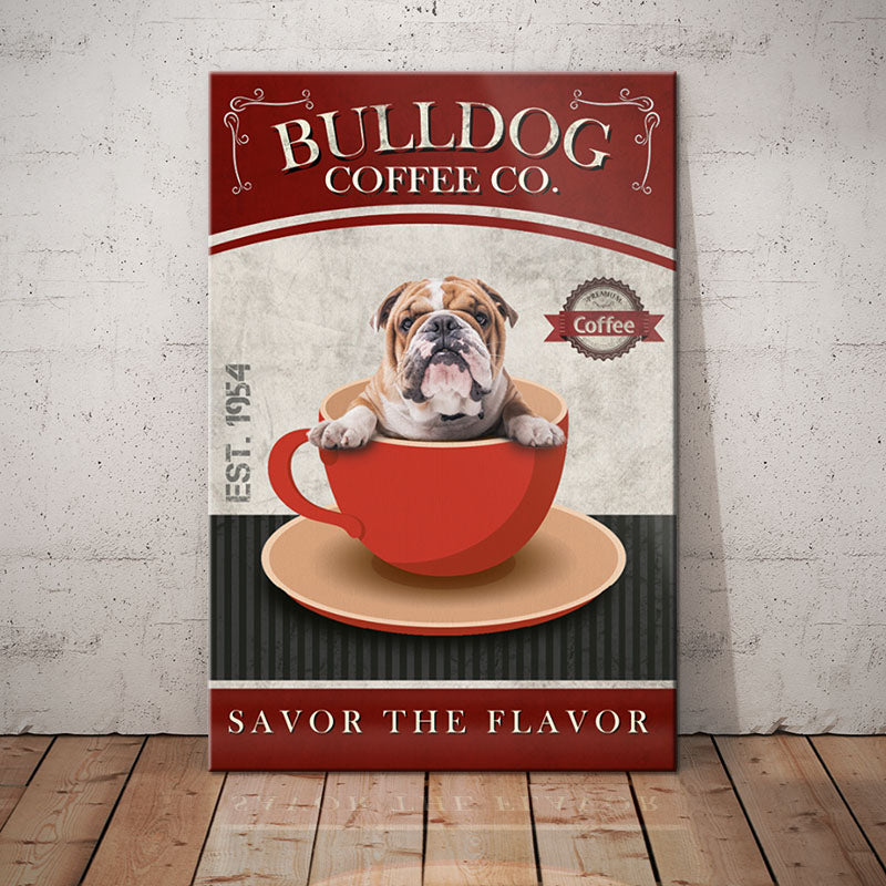 Bulldog Coffee Company Canvas FB2402 69O34