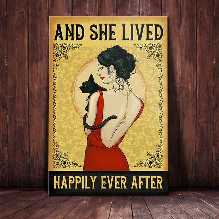 Black Cat Canvas AP1601 81O61 1