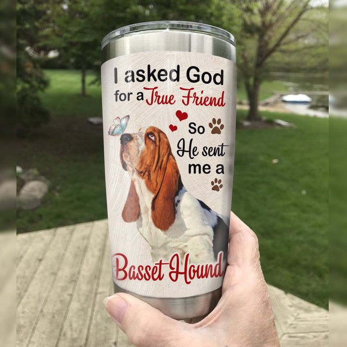 Basset Hound Dog Steel Tumbler FB0607 95O31 1