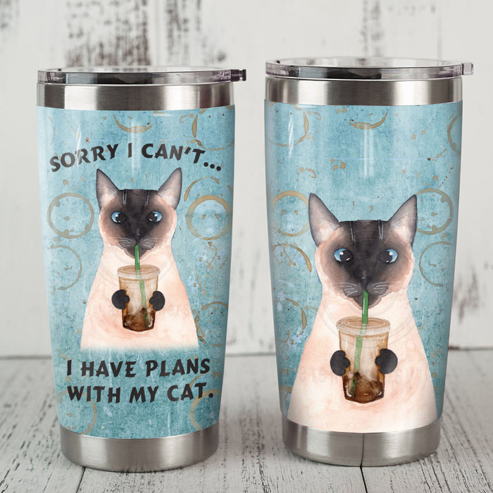 Siamese Cat Steel Tumbler MR1706 71O51 1