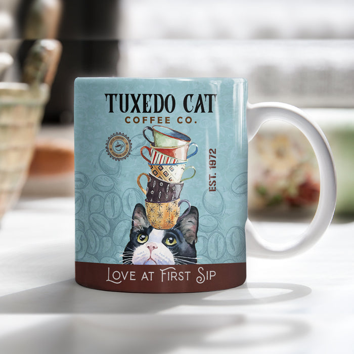 Tuxedo Cat Coffee Company Mug MR2401 73O53 1