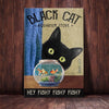 Black Cat Aquarium Store Canvas MR2401 73O57 1