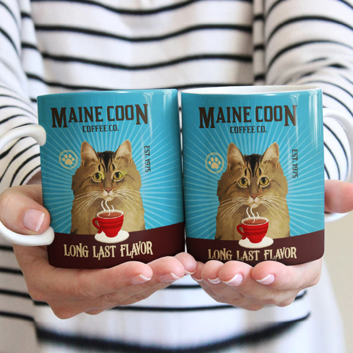 Maine Coon Cat Coffee Company Mug MR1304 67O58 1