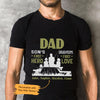 Personalized Dad Fishing  T Shirt MY122 90O53 1
